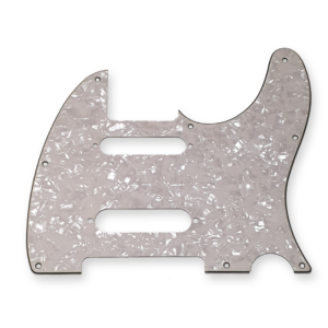 Fleor telecaster slagplaat TST 4-ply white pearl