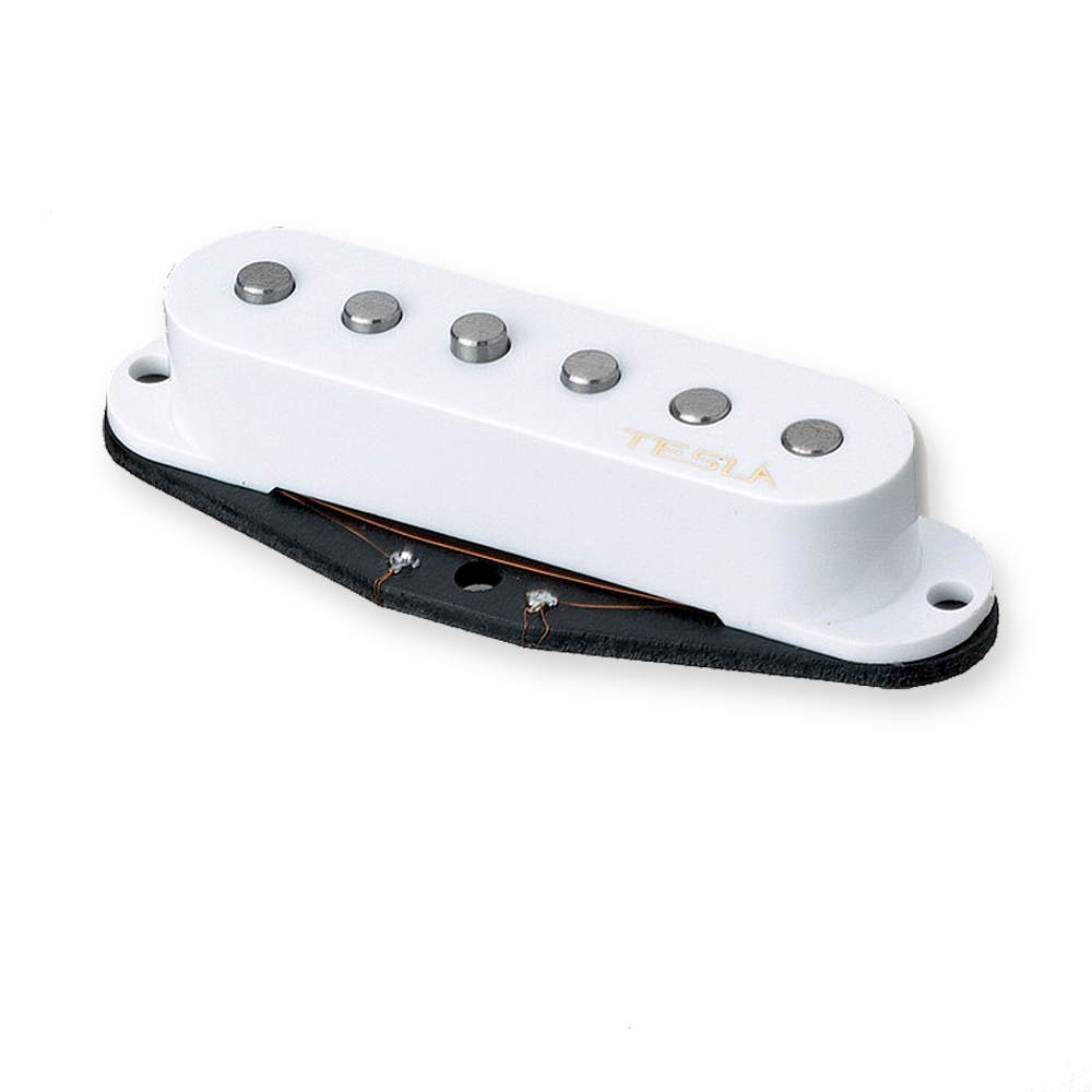 Tesla Plasma-1 single coil pickup, wit, neck