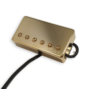 Tesla VR-2 humbucker pickup, gold, bridge