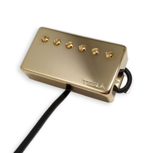 Tesla VR-2 humbucker pickup, gold, neck