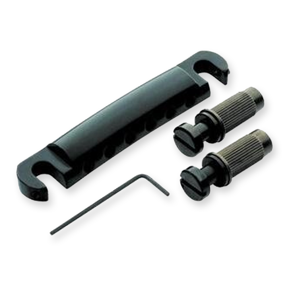 TonePros T1Z BC stop tailpiece 82 mm, blackchrome