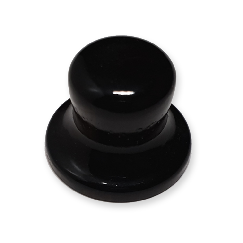 Top hat knop, universeel, wood black