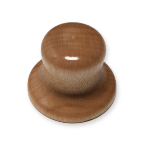 Top hat knop, universeel, wood maple