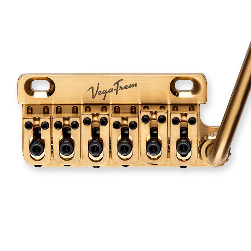 VegaTrem VT1-2P-GD 2-point tremolo stainless steel gold