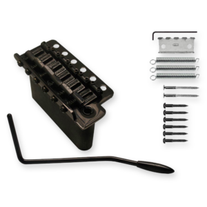 Wilkinson T-WVCS-B tremolo set, vintage style, zwart