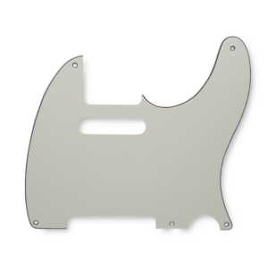 MusicLily MX1410 telecaster slagplaat 5-hole STD 4-ply aged white